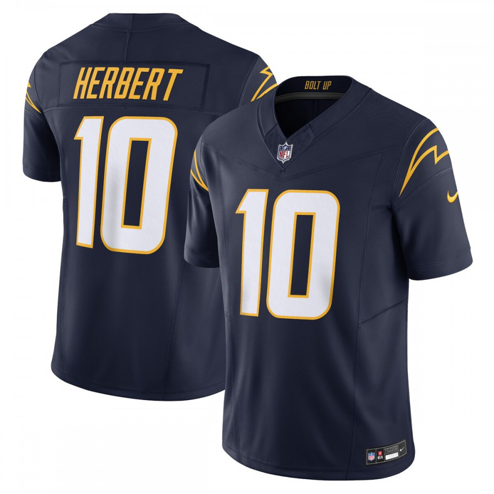 Justin Herbert Los Angeles Chargers Nike Vapor F.U.S.E. Limited Alternate 1 Jersey - Navy-GridironStore